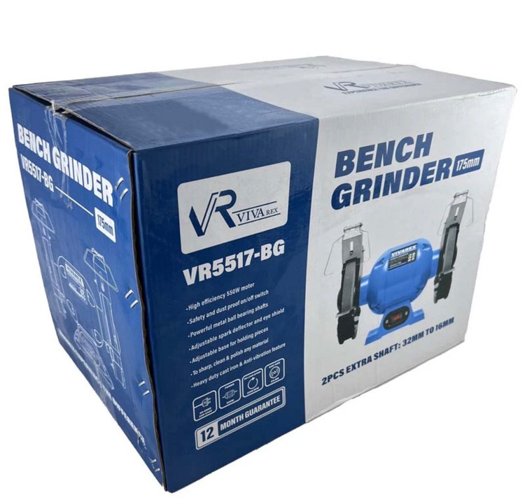 سنگ رومیزی 175 میلیمتری 550 وات ویوارکس مدل VR5517-BG