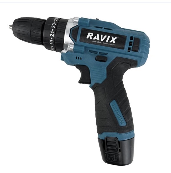 دریل شارژی 12 ولت تک باتری راویکس مدل RX-1235