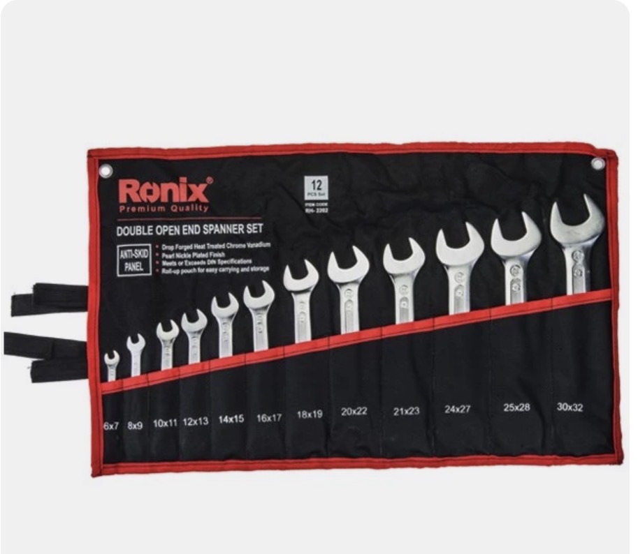 مجموعه 12 عددی آچار تخت رونیکس مدل RH-2202